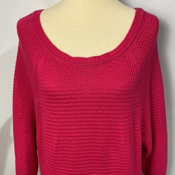 Lane Bryant 3/4 sleeve sweater pink size 14/16 - Picture 2 of 6